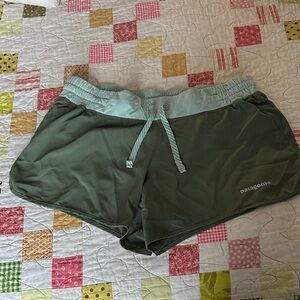 Patagonia Women's Olive Athletic Shorts